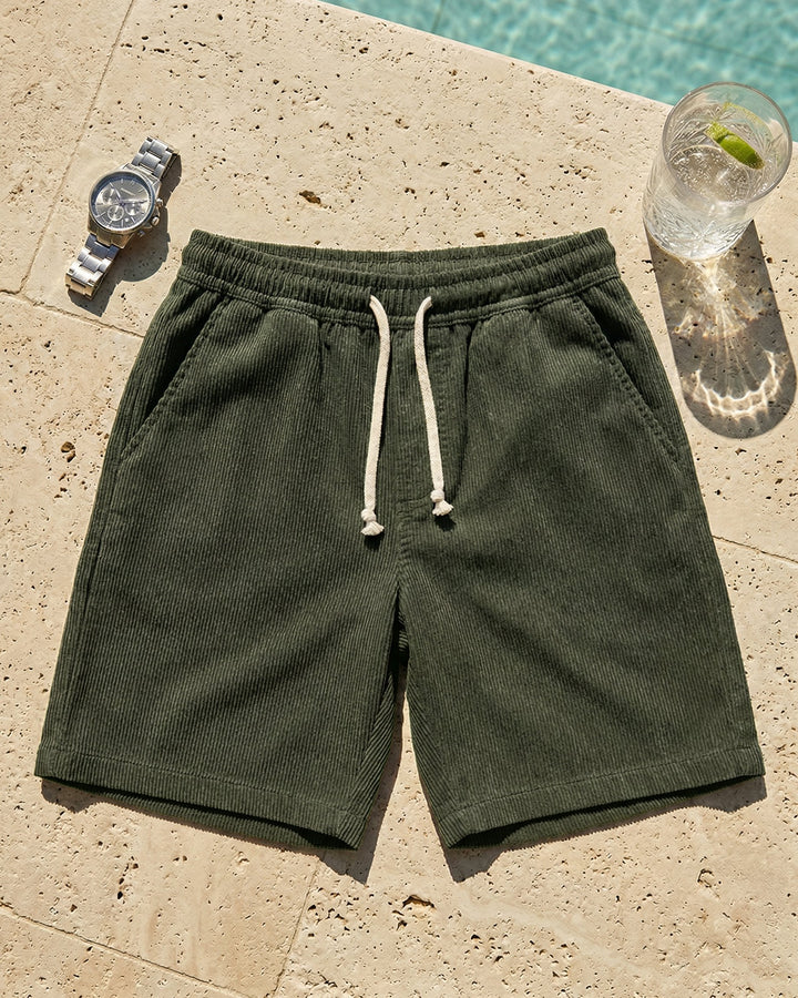 Federico Corduroy Drawstring Shorts