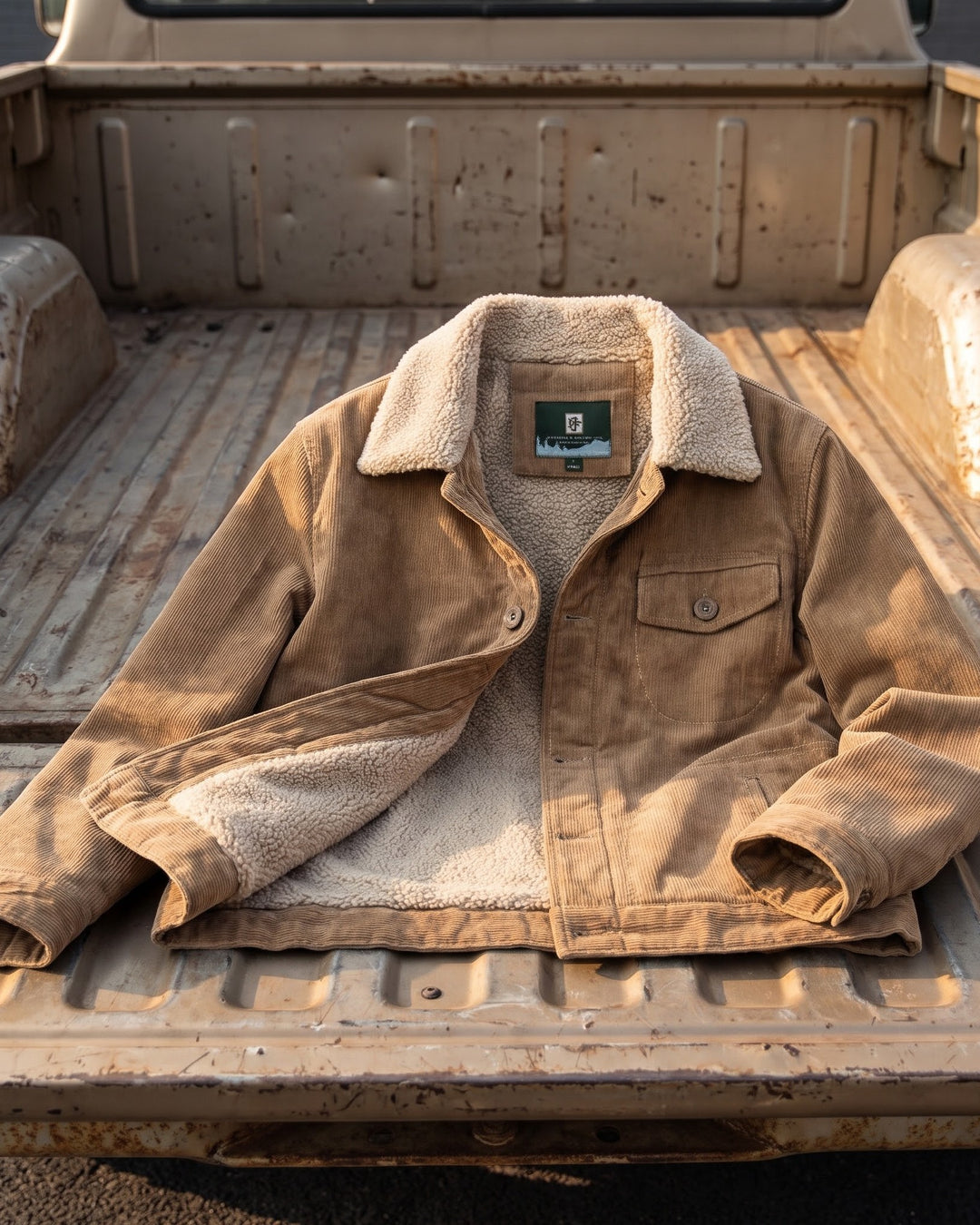 Julian Corduroy Sherpa-Lined Jacket