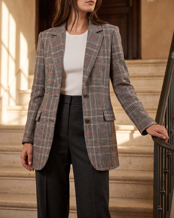 Zaira Glen Plaid Blazer