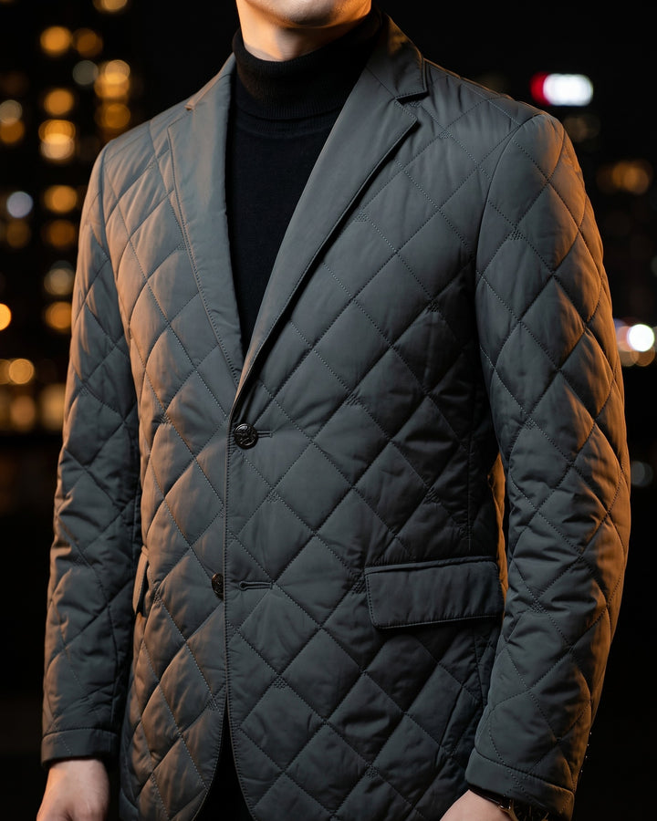 Dario Chenille Blend Quilted Jacket
