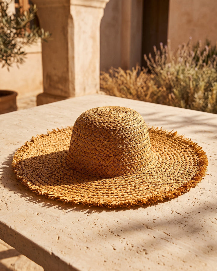 Cecilia Wide-Brim Straw Hat