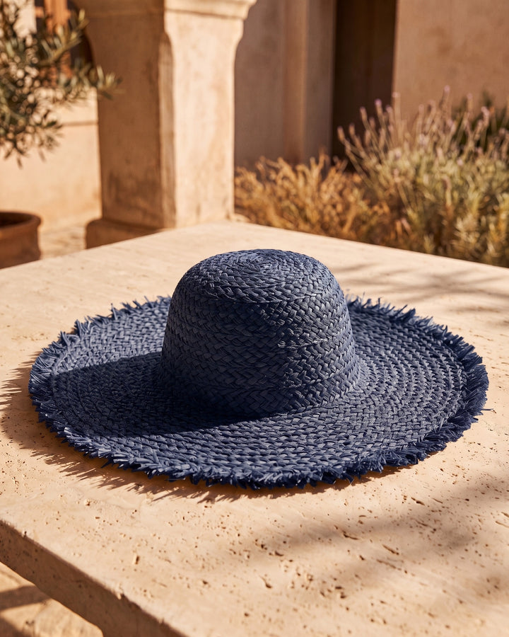 Cecilia Wide-Brim Straw Hat