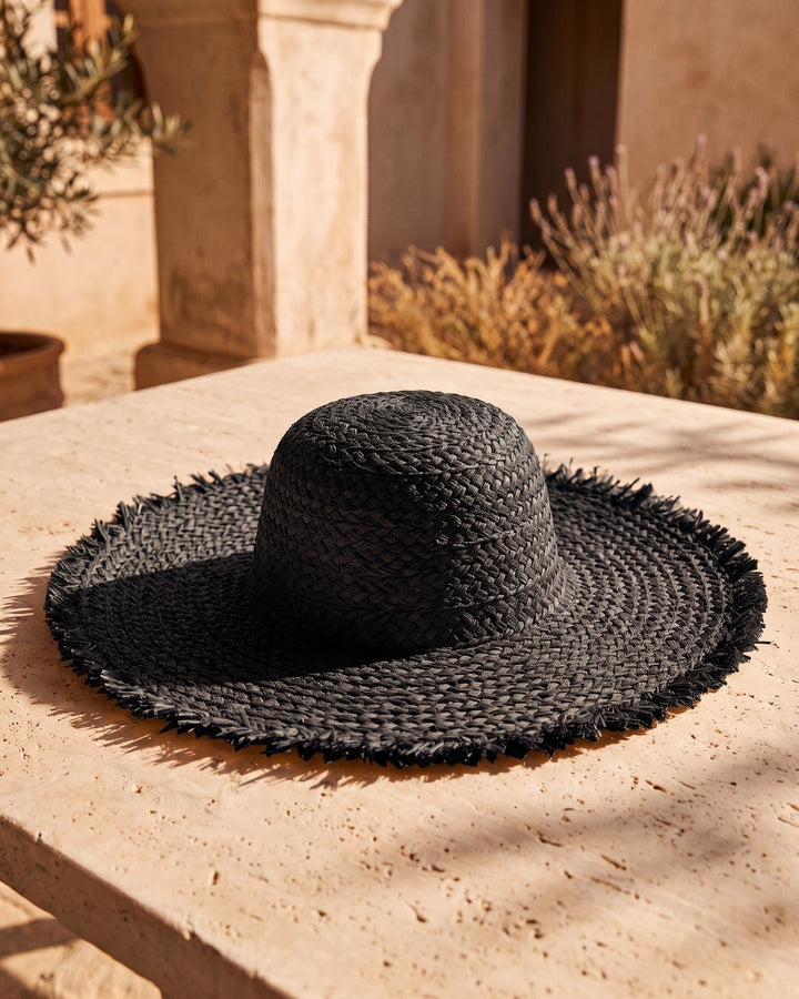 Cecilia Wide-Brim Straw Hat
