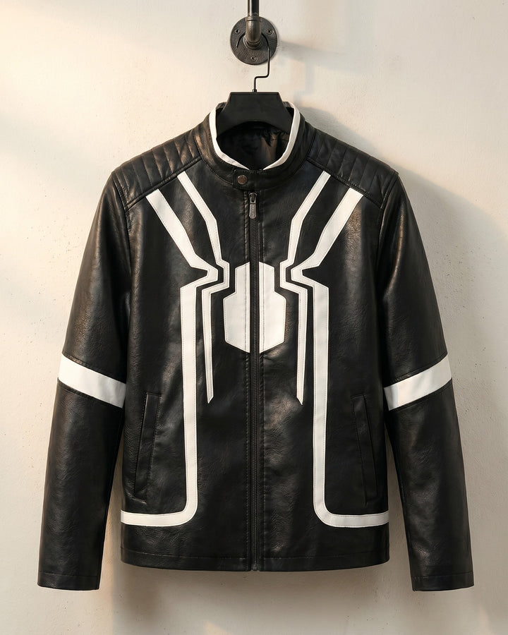 Maurizio Faux Leather Jacket