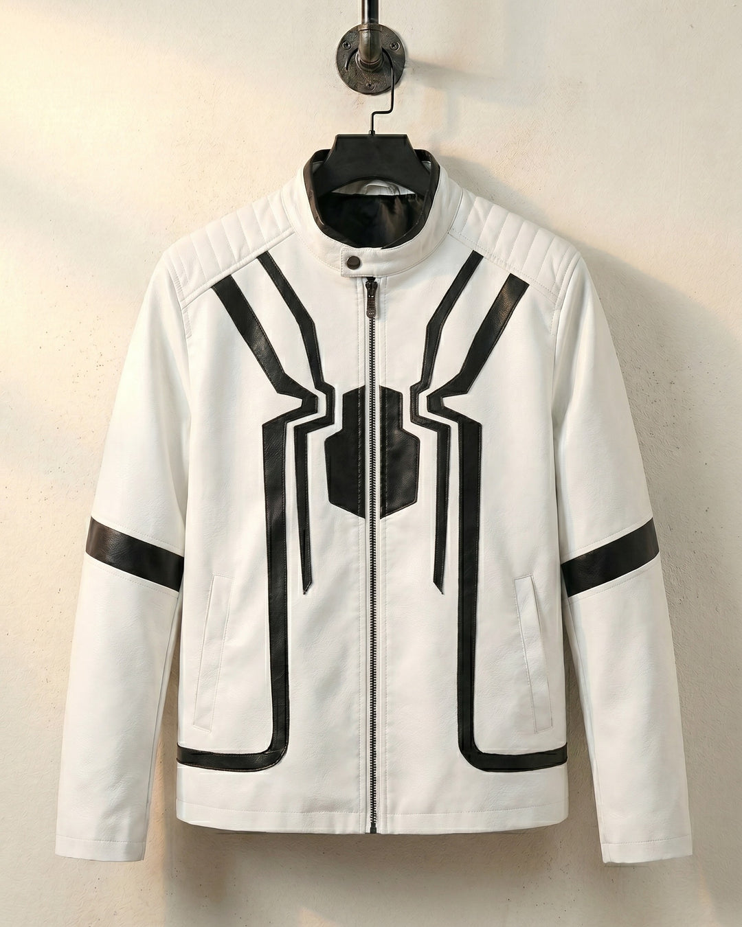 Maurizio Faux Leather Jacket