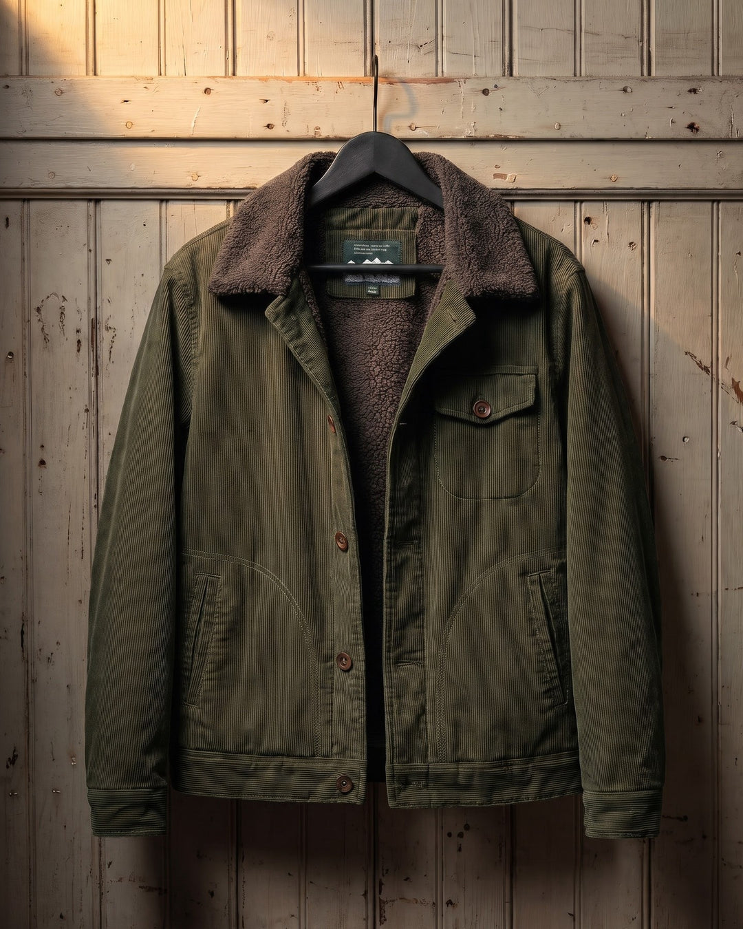 Julian Corduroy Sherpa-Lined Jacket