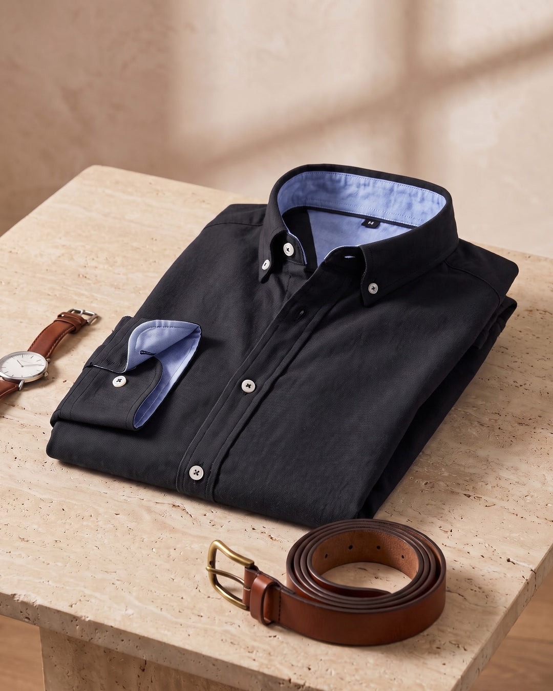 Domenico Cotton Button-Down Shirt