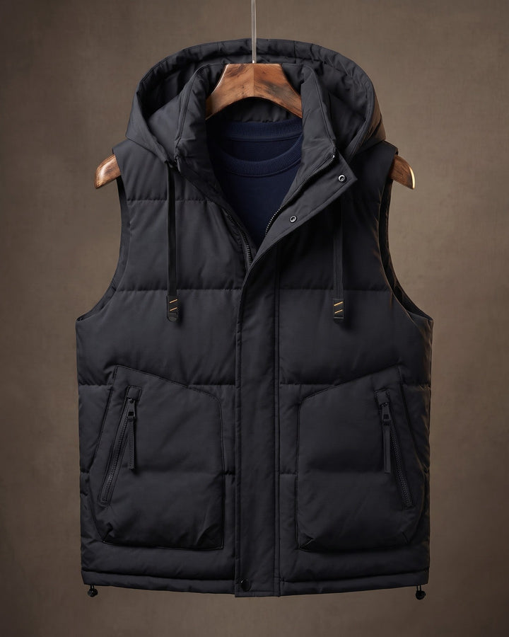 Luciano Hooded Puffer Vest