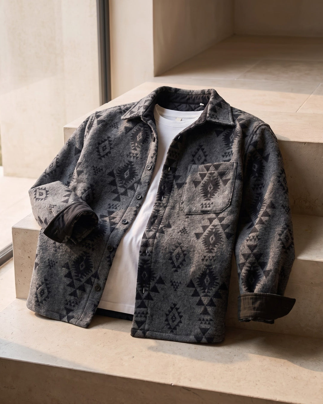 Luis Jacquard Overshirt