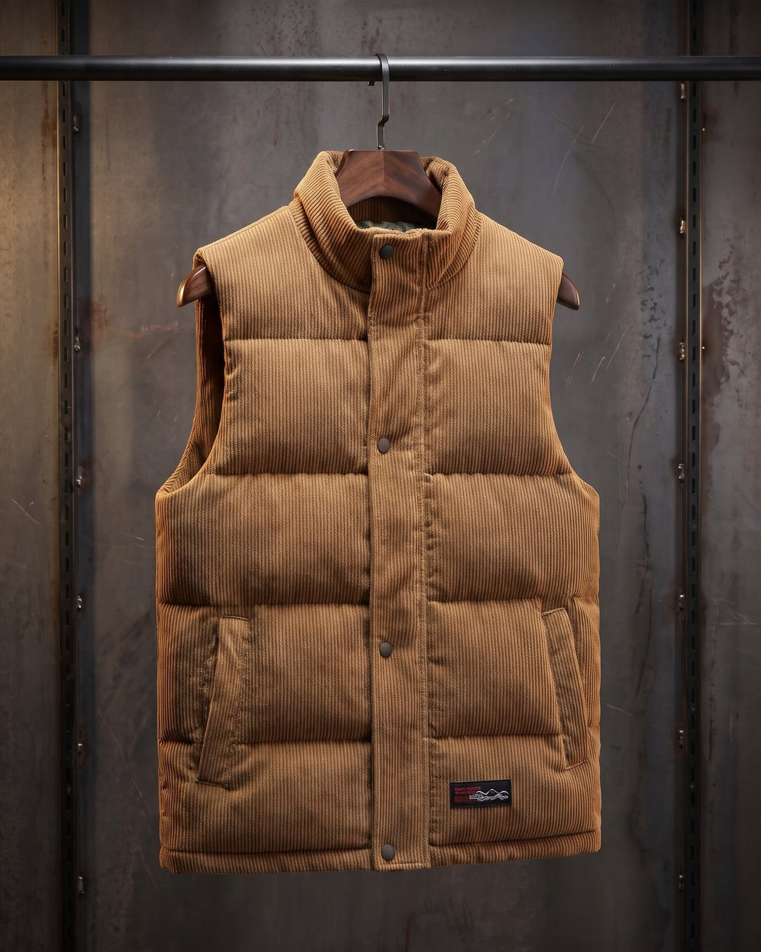 Franco Corduroy Puffer Vest