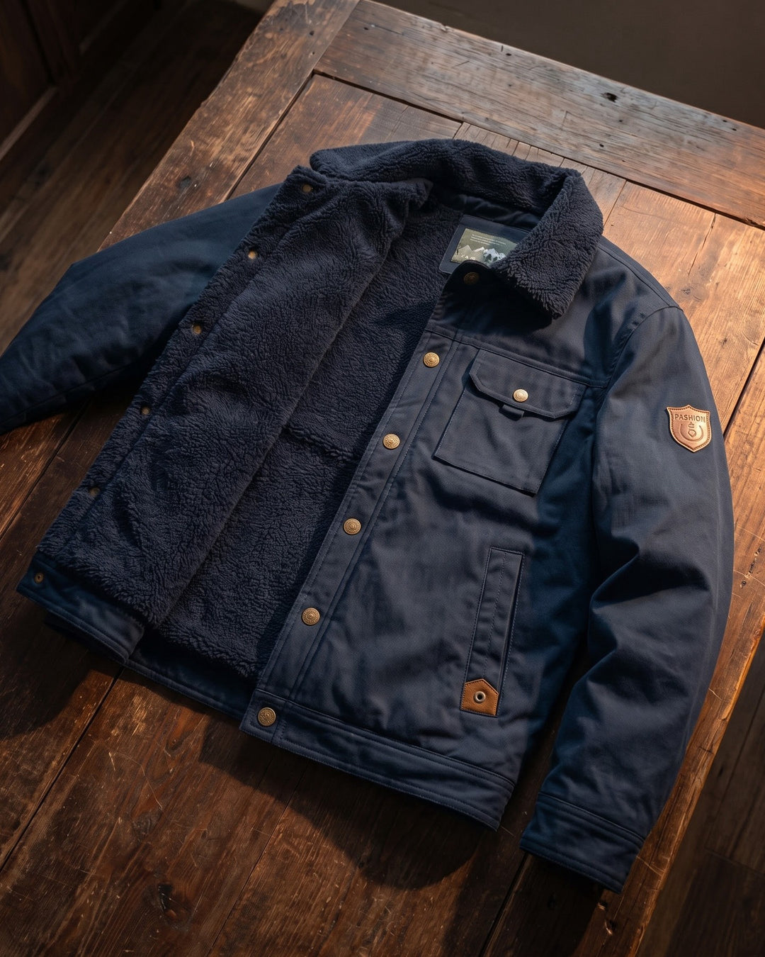 Ermanno Sherpa-Lined Canvas Jacket