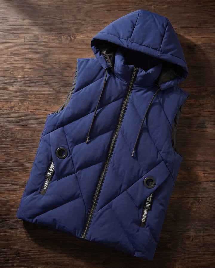 Marcello Hooded Quilted Vest