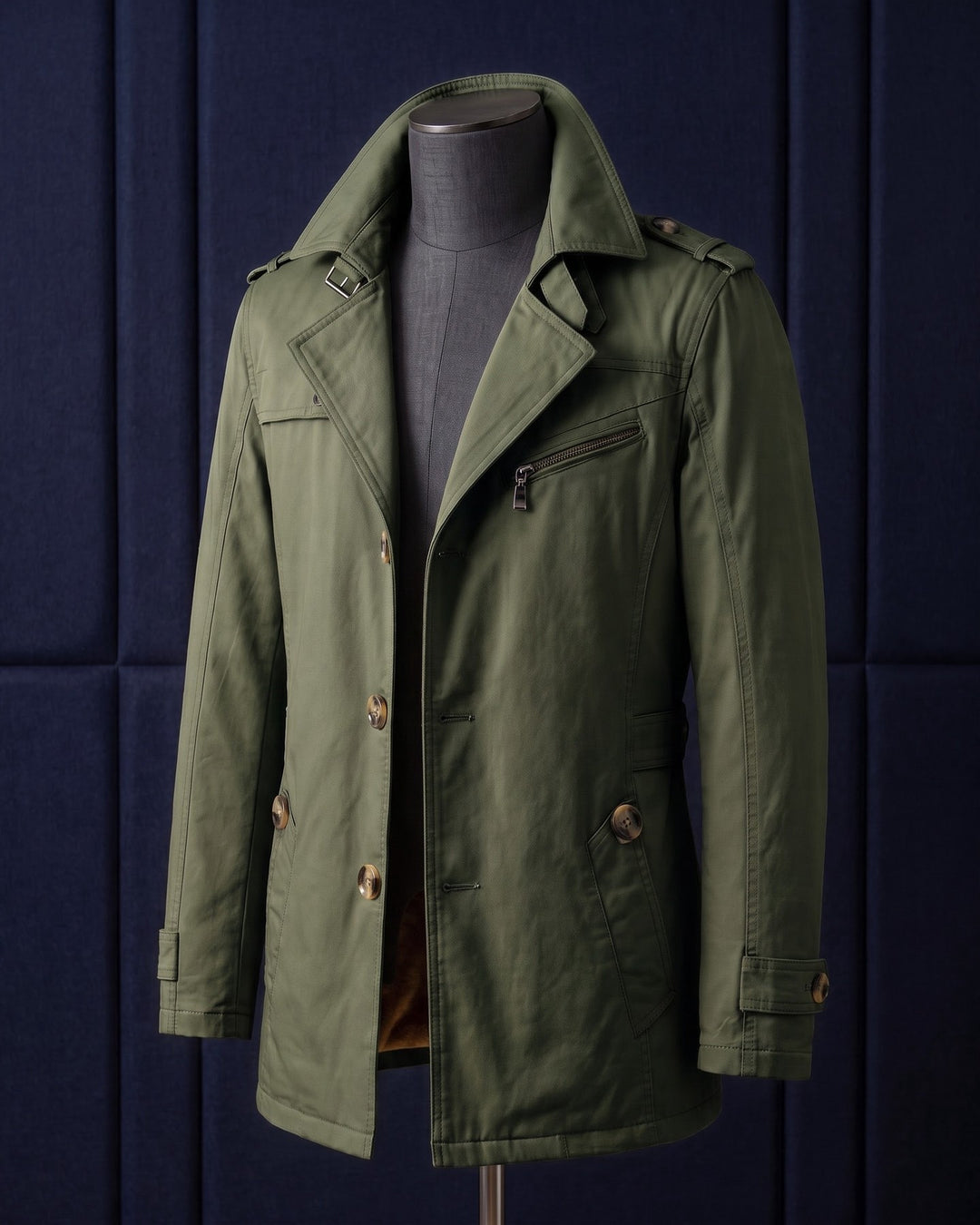 Cesare Cotton Trench Coat
