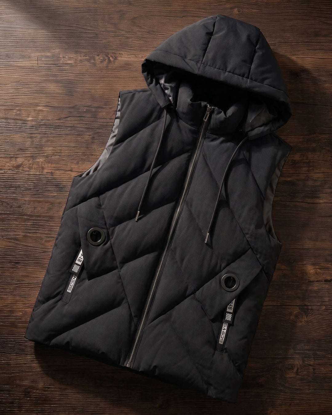 Marcello Hooded Quilted Vest