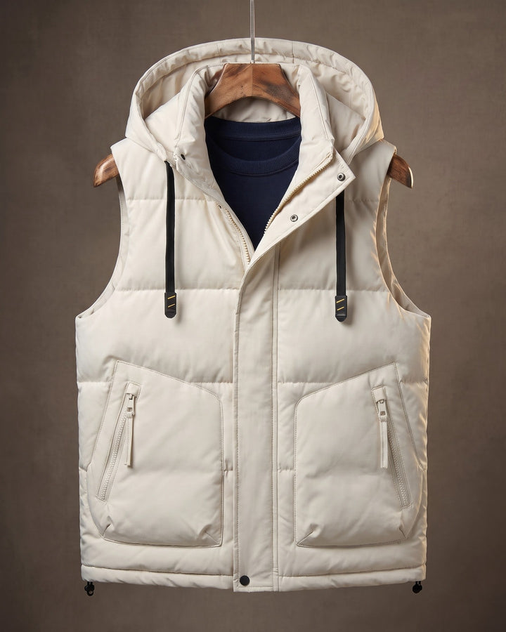 Luciano Hooded Puffer Vest