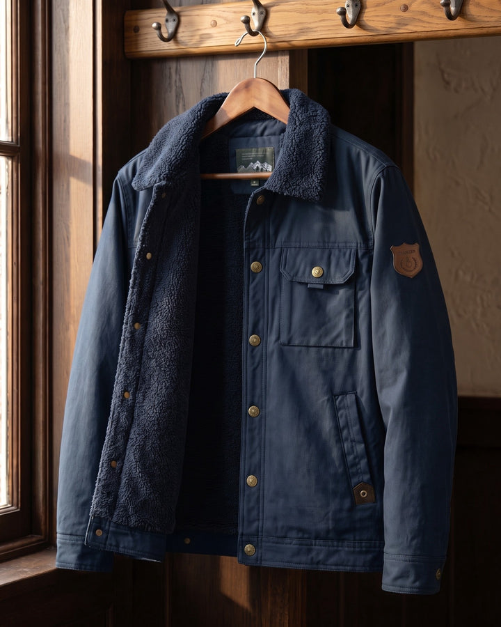 Ermanno Sherpa-Lined Canvas Jacket