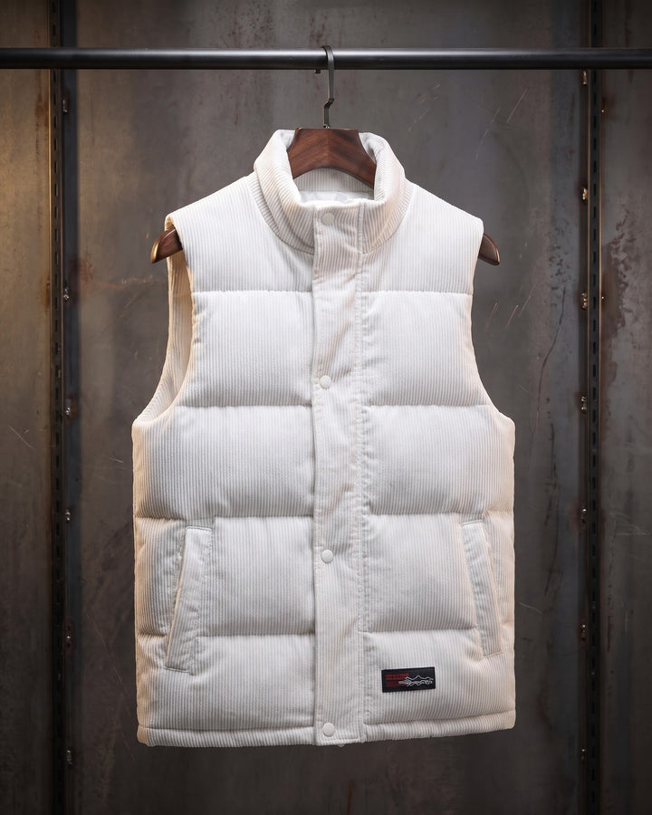 Franco Corduroy Puffer Vest