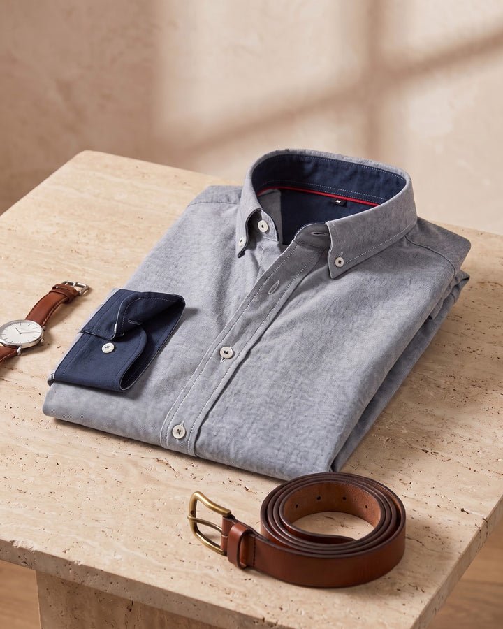 Domenico Cotton Button-Down Shirt