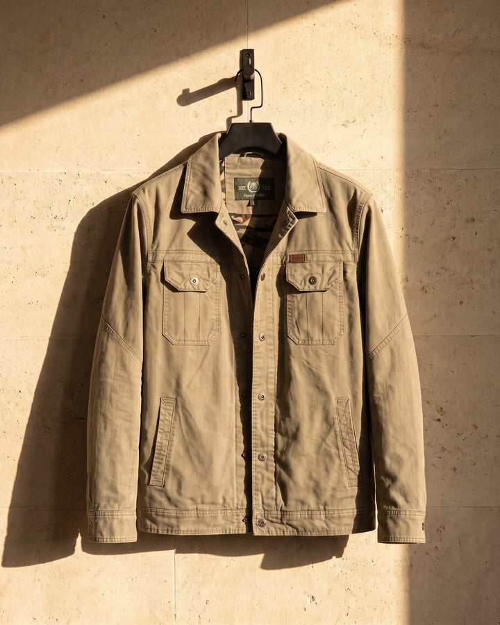Tiberio Cotton Trucker Jacket