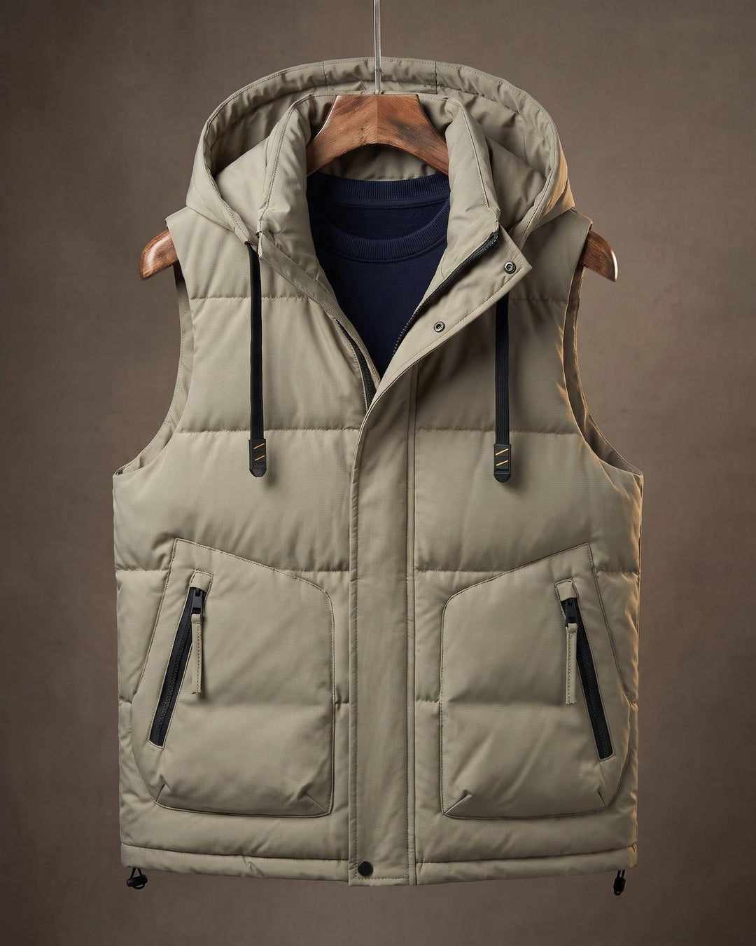Luciano Hooded Puffer Vest