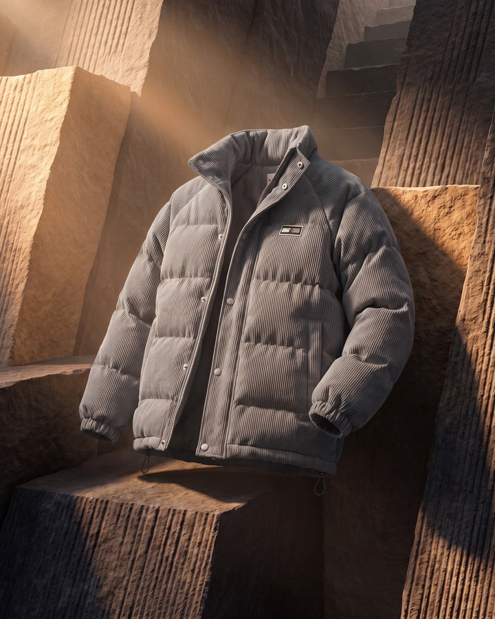Cesar Corduroy Puffer Jacket
