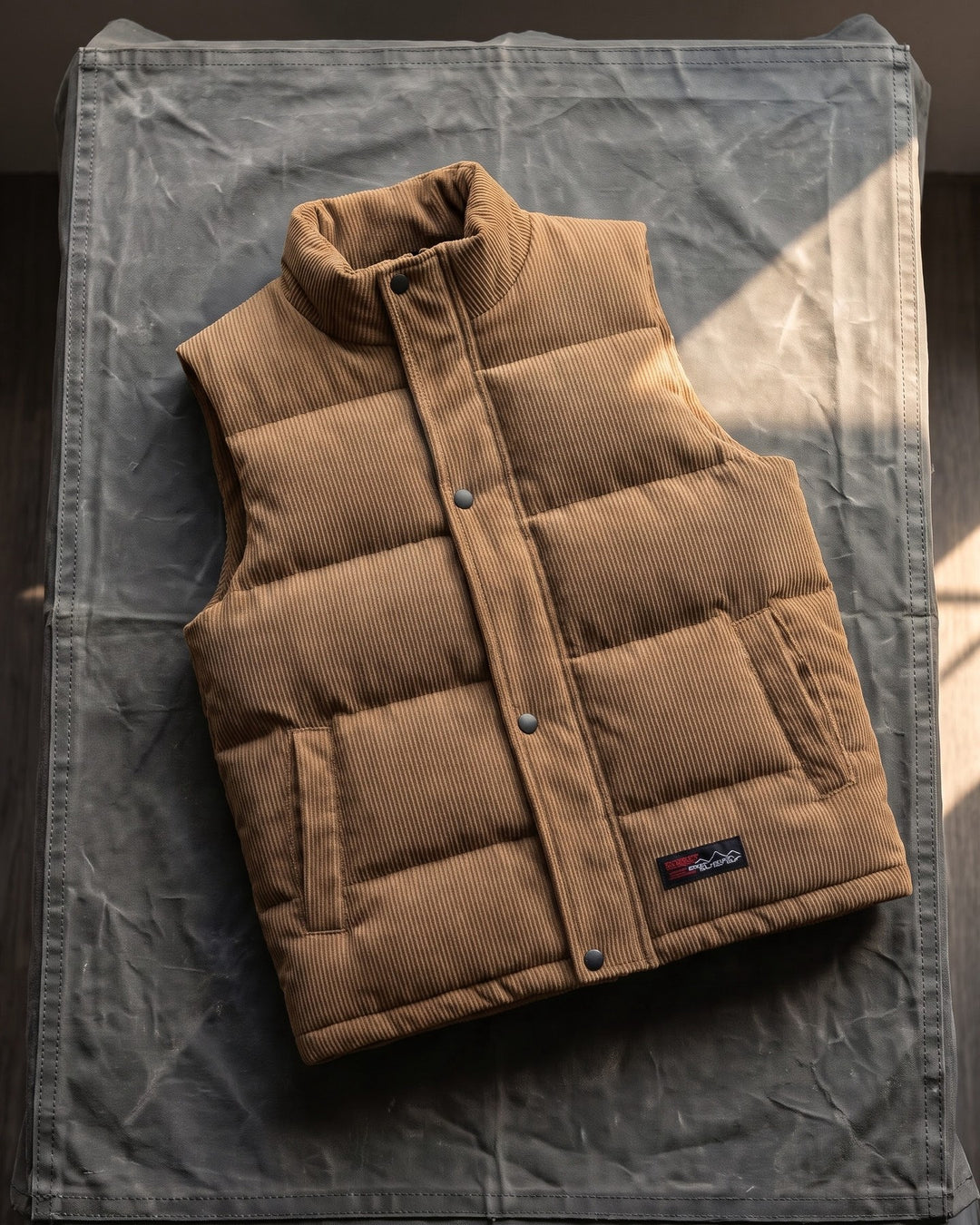 Franco Corduroy Puffer Vest