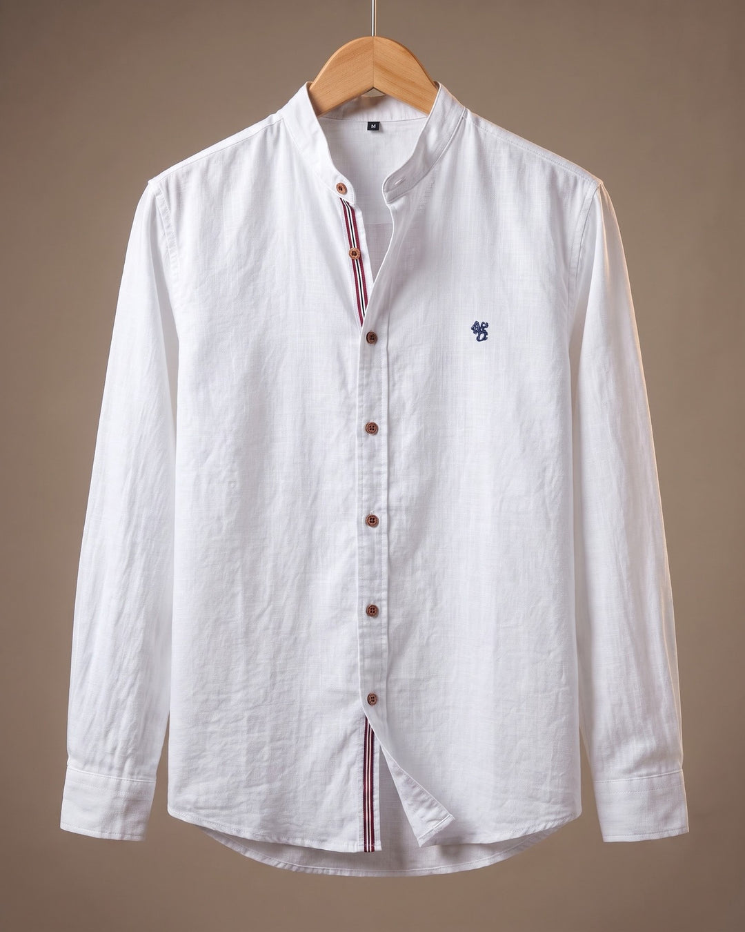 Ramiro Cotton Mandarin Collar Shirt