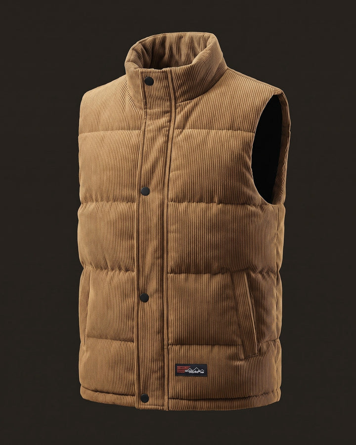 Franco Corduroy Puffer Vest