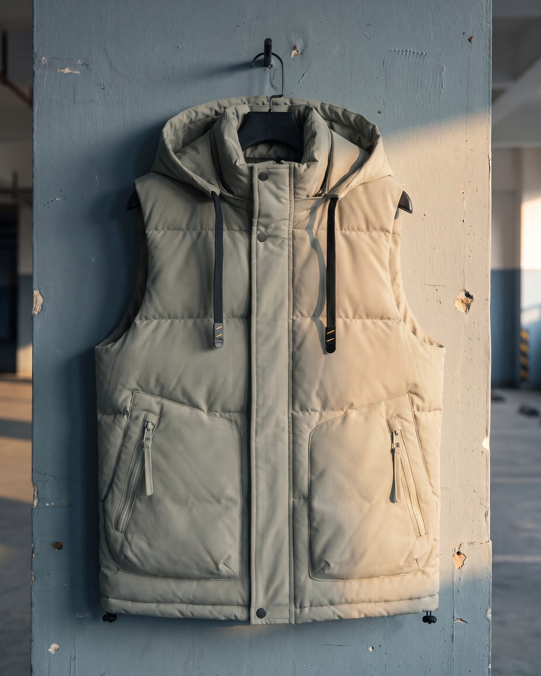 Luciano Hooded Puffer Vest