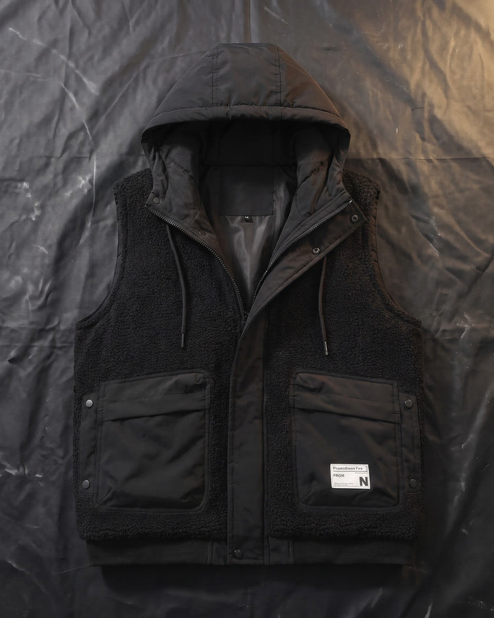 Teodoro Sherpa Hooded Vest