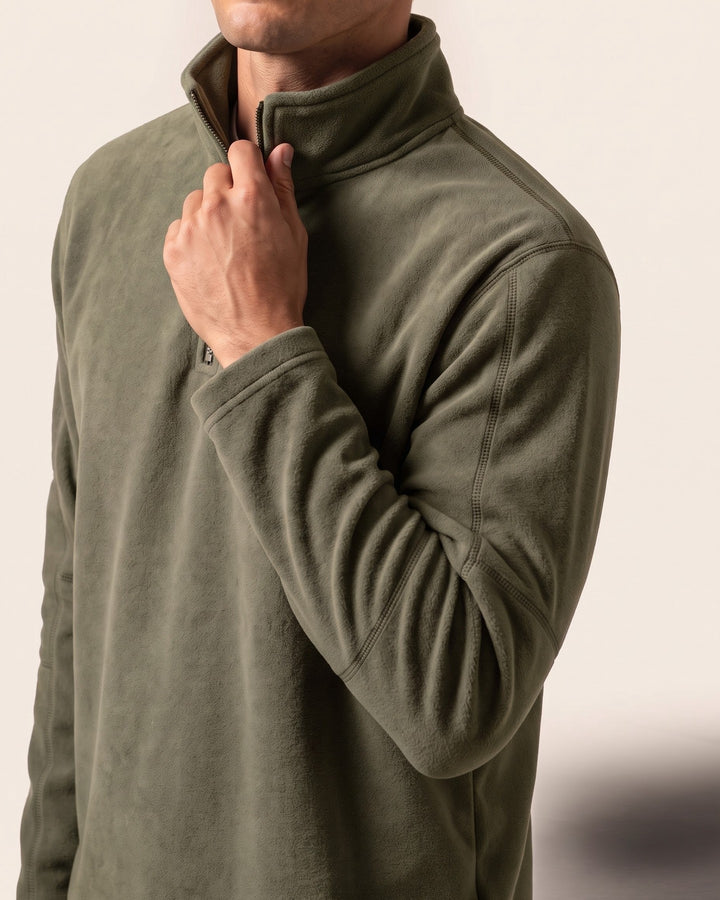 Salvatore Fleece Quarter-Zip Pullover