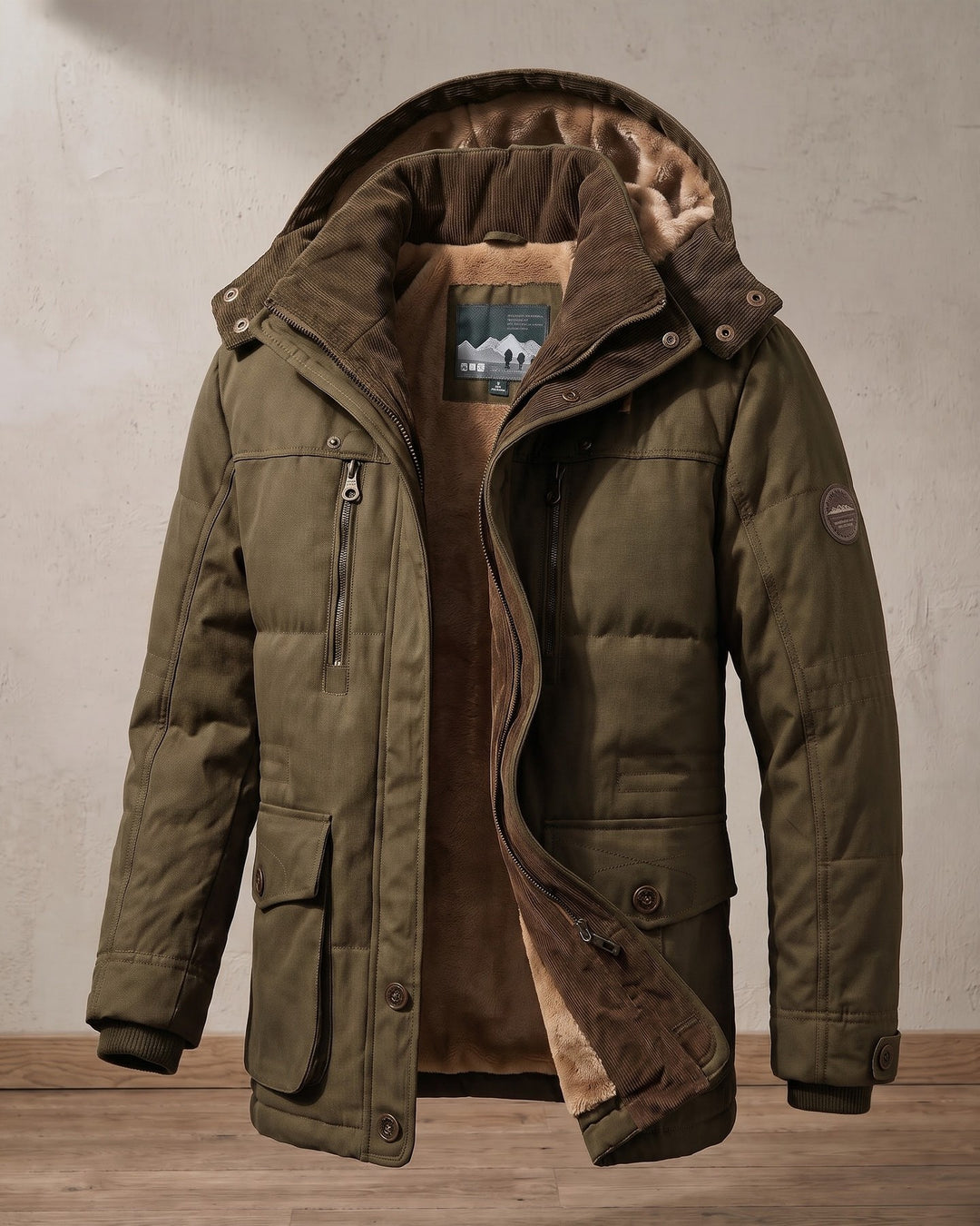 Fortunato Cotton Blend Winter Jacket