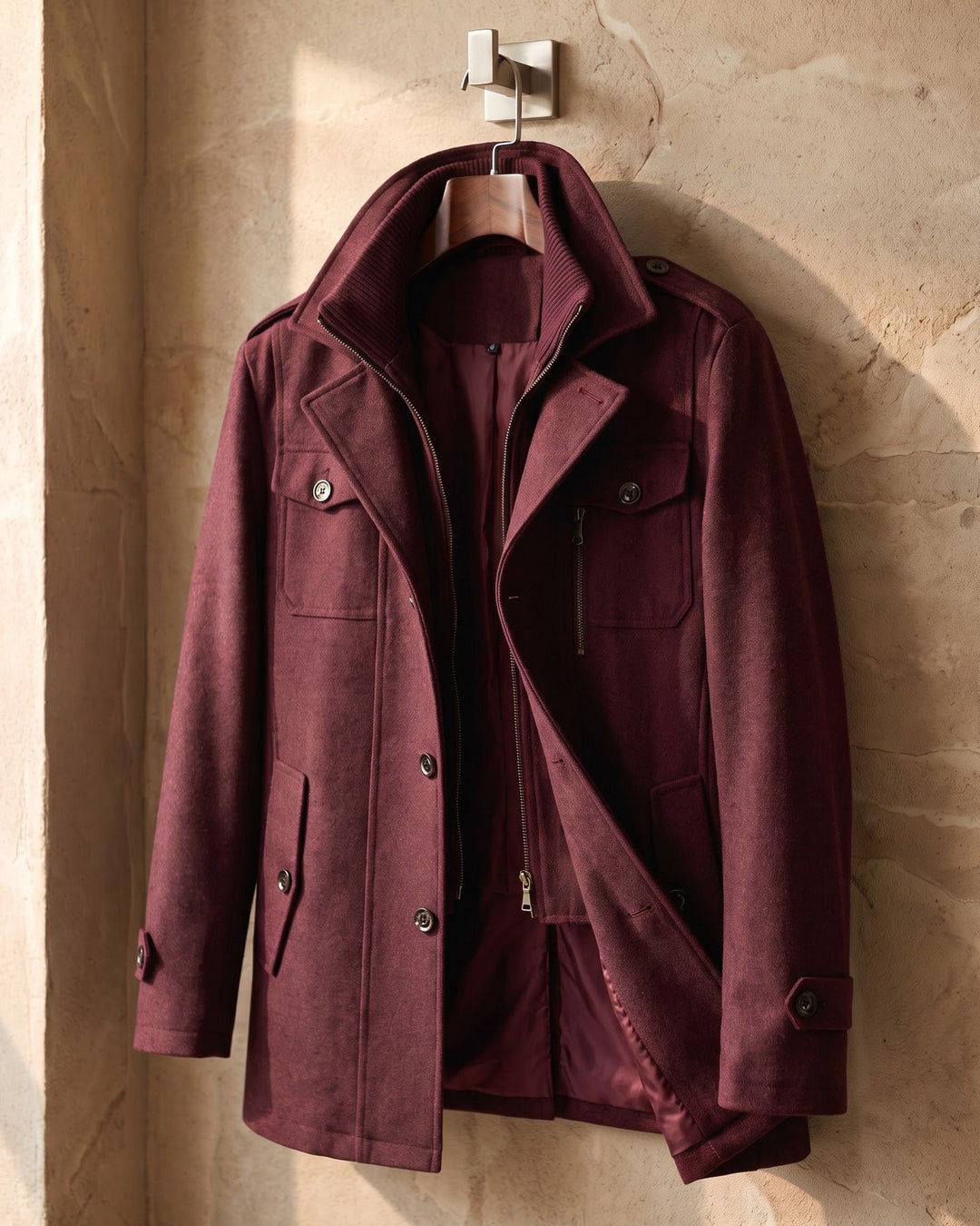 Eduardo Wool Field Coat