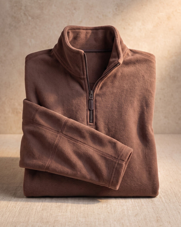 Salvatore Fleece Quarter-Zip Pullover