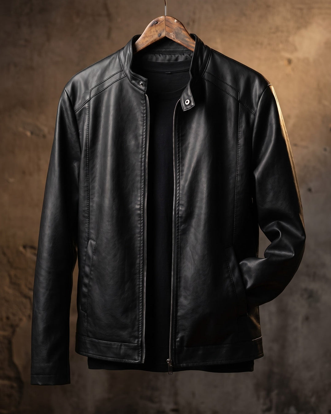 Roberto Faux Leather Jacket