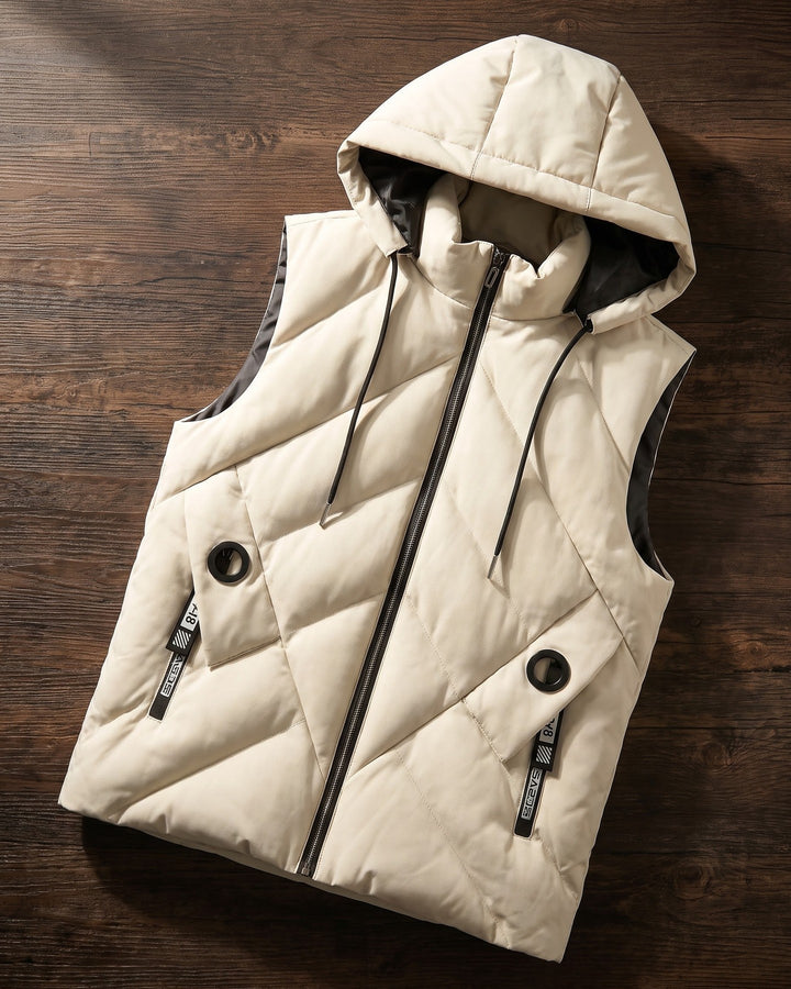 Marcello Hooded Quilted Vest