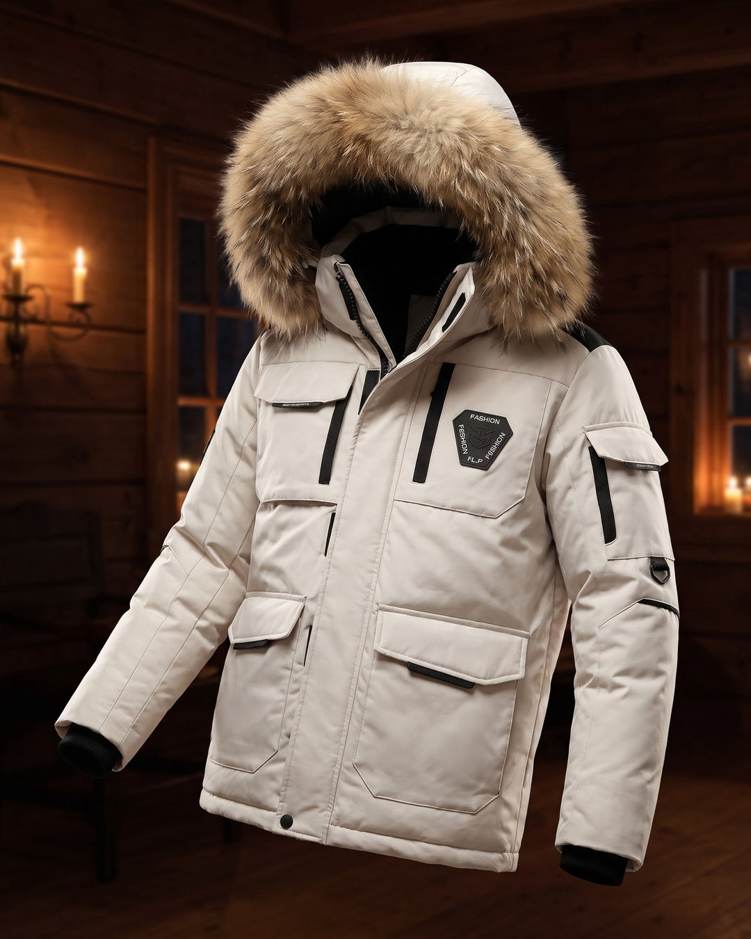Francesco Fur-Trimmed Parka Jacket