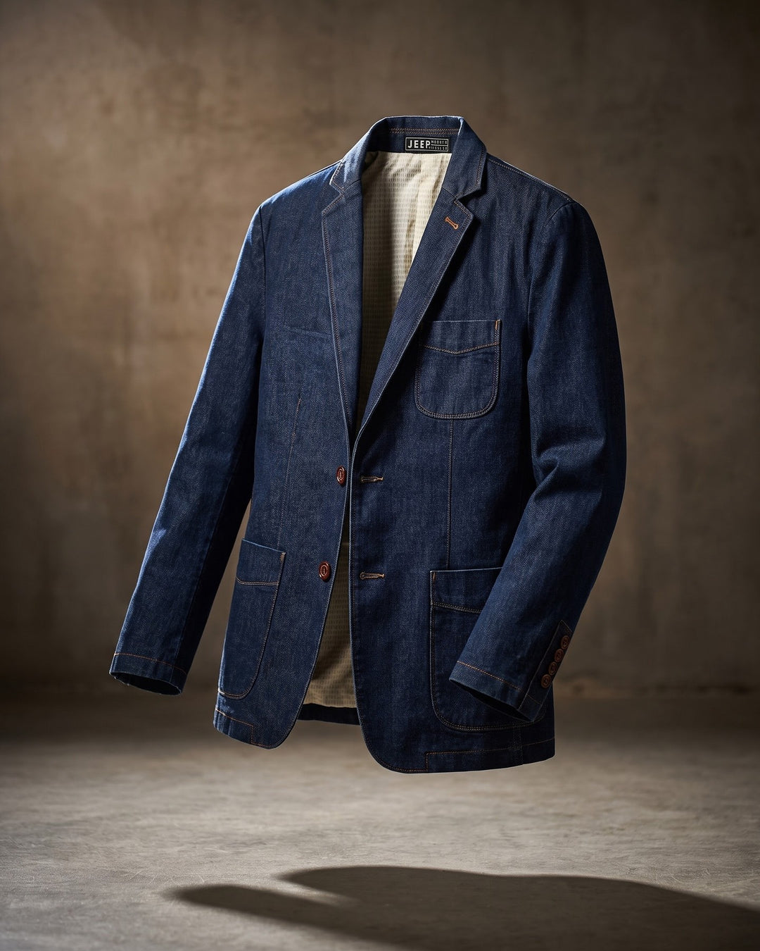 Lino Denim Blazer