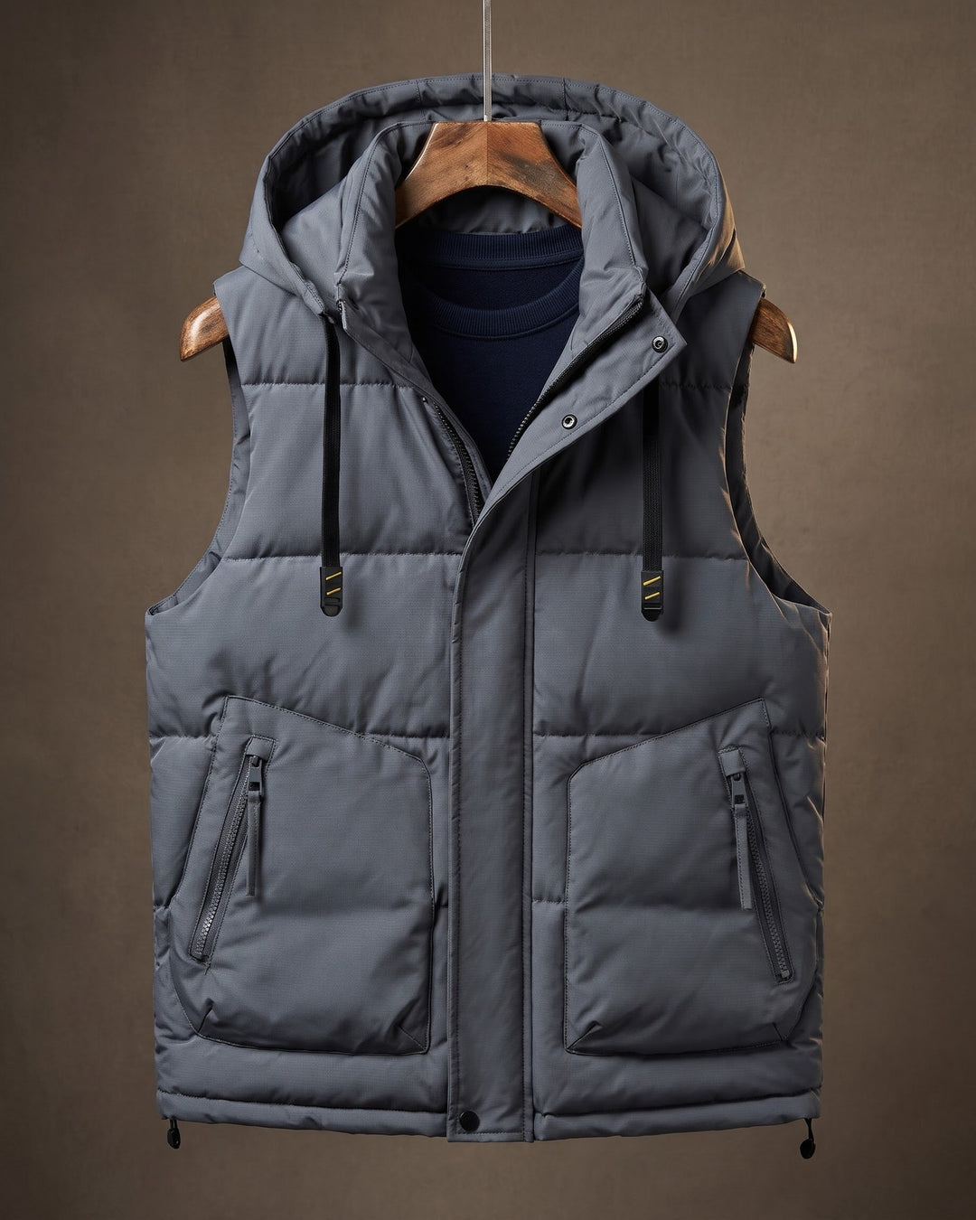 Luciano Hooded Puffer Vest