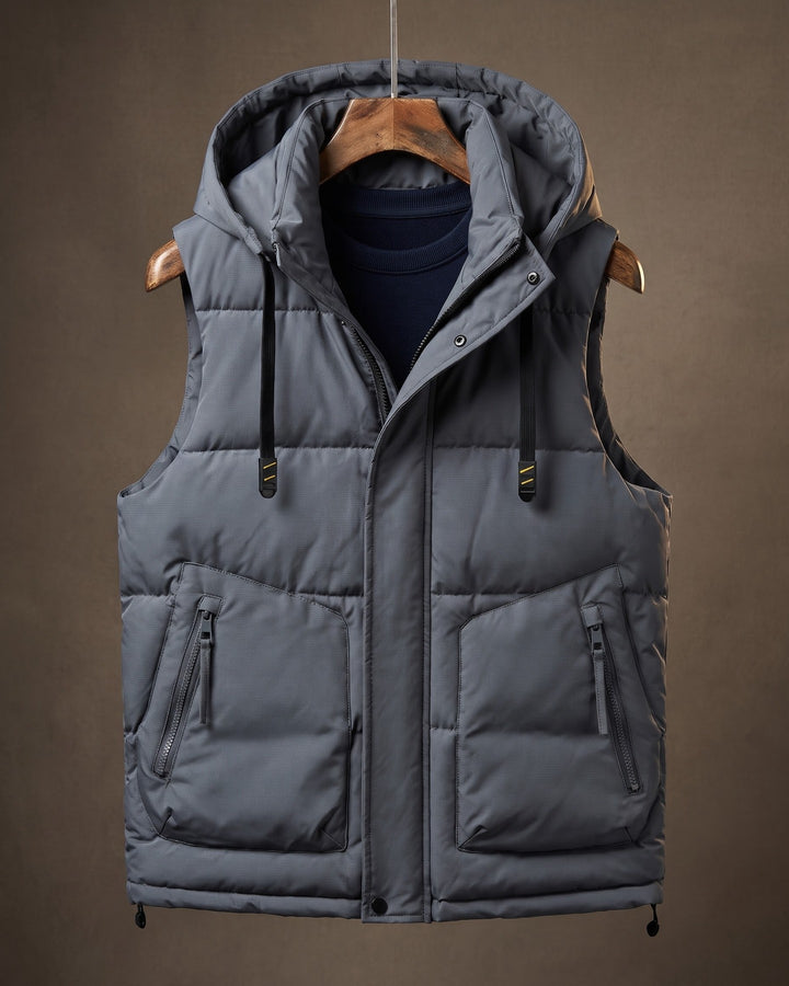 Luciano Hooded Puffer Vest