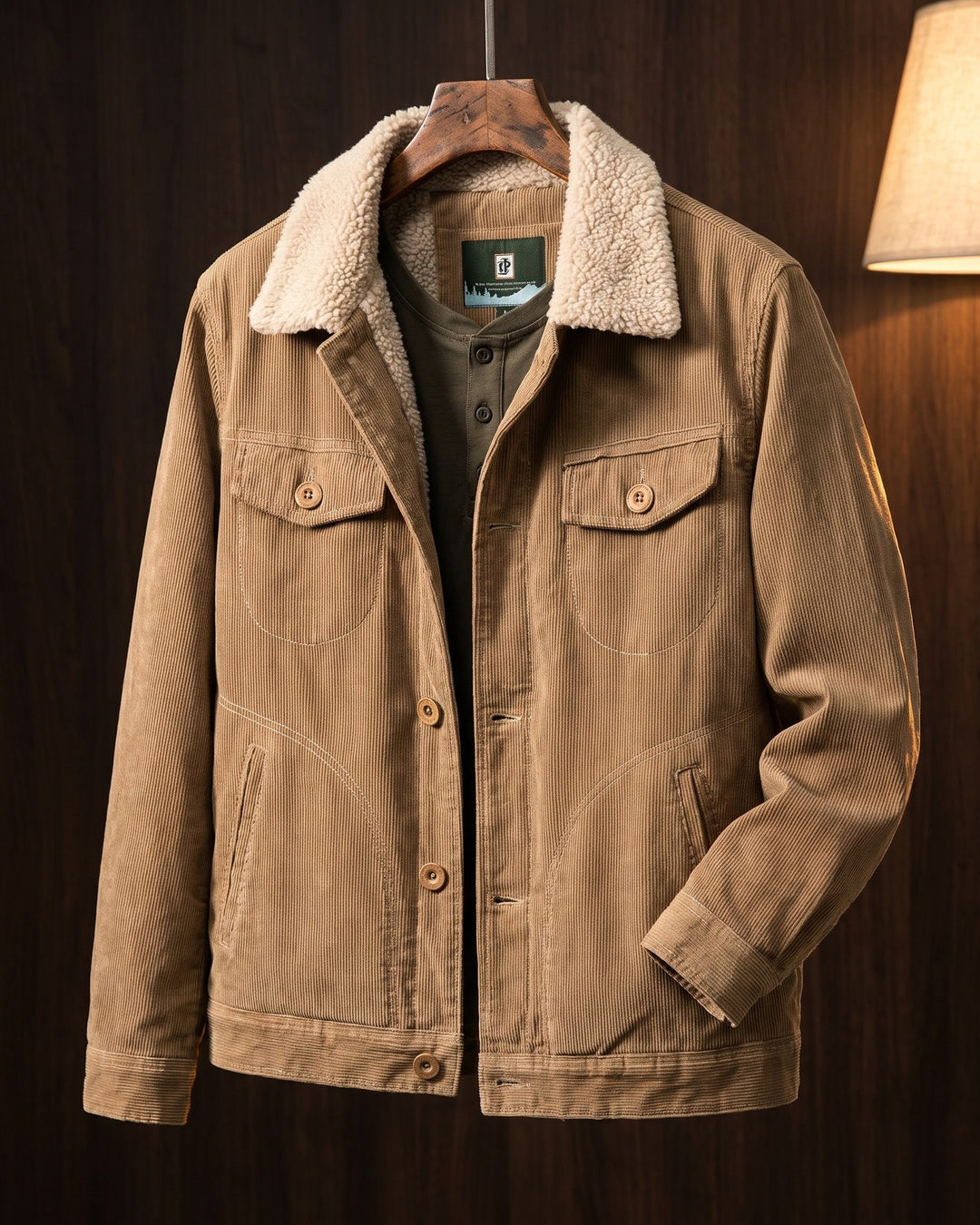 Julian Corduroy Sherpa-Lined Jacket