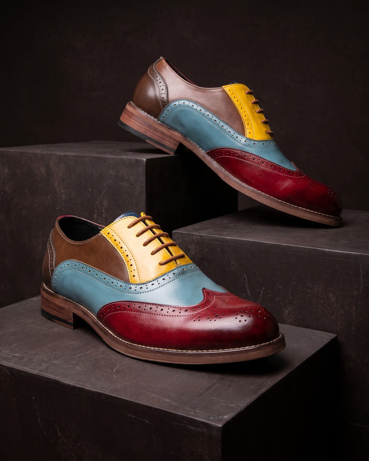 Simone Leather Wingtip Brogue Oxford