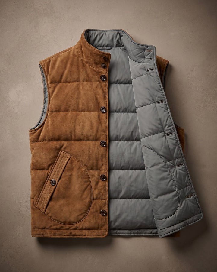 Manuel Quilted Reversible Vest