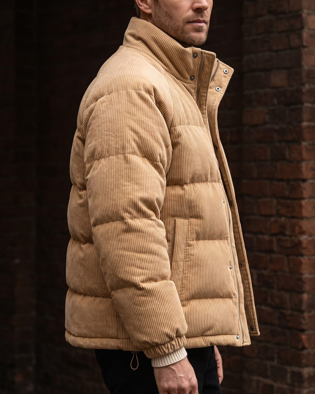 Cesar Corduroy Puffer Jacket