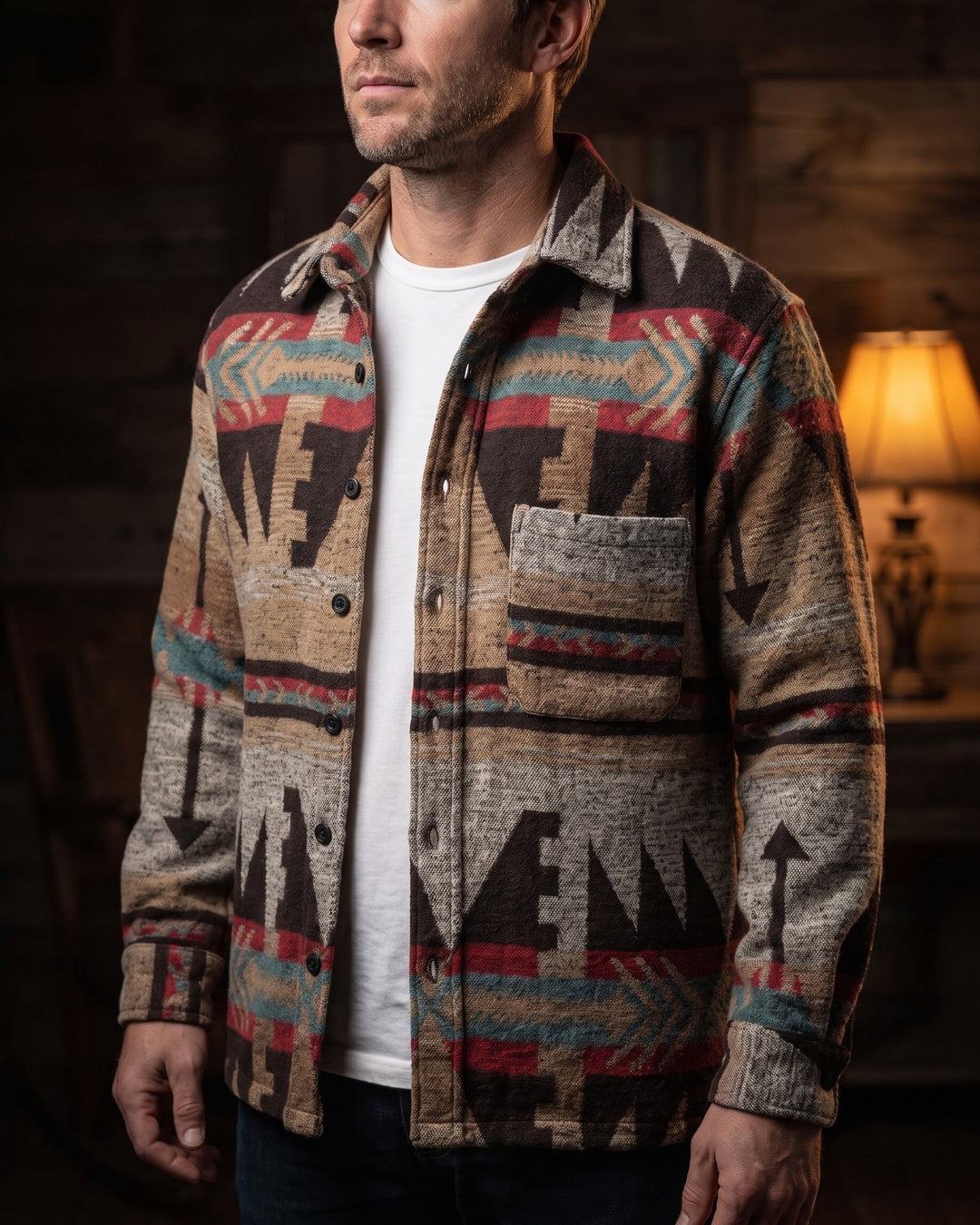 Giorgio Southwestern Shirt Jacket