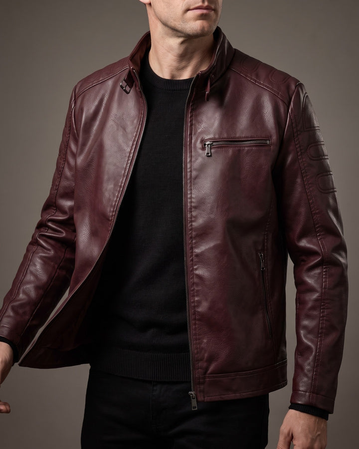 Pasquale Leather Moto Jacket