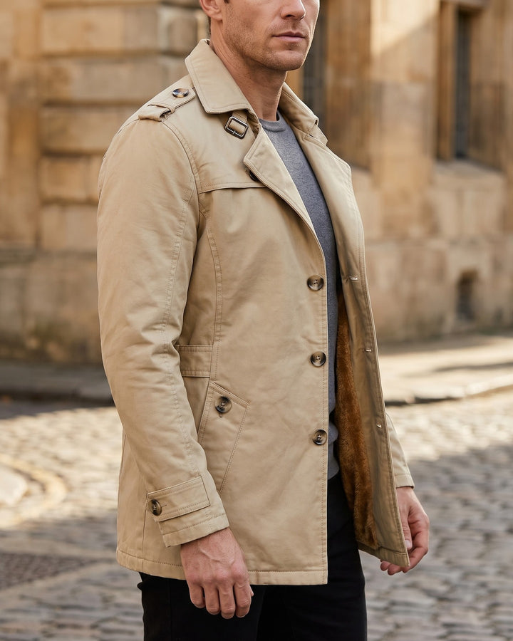 Cesare Cotton Trench Coat