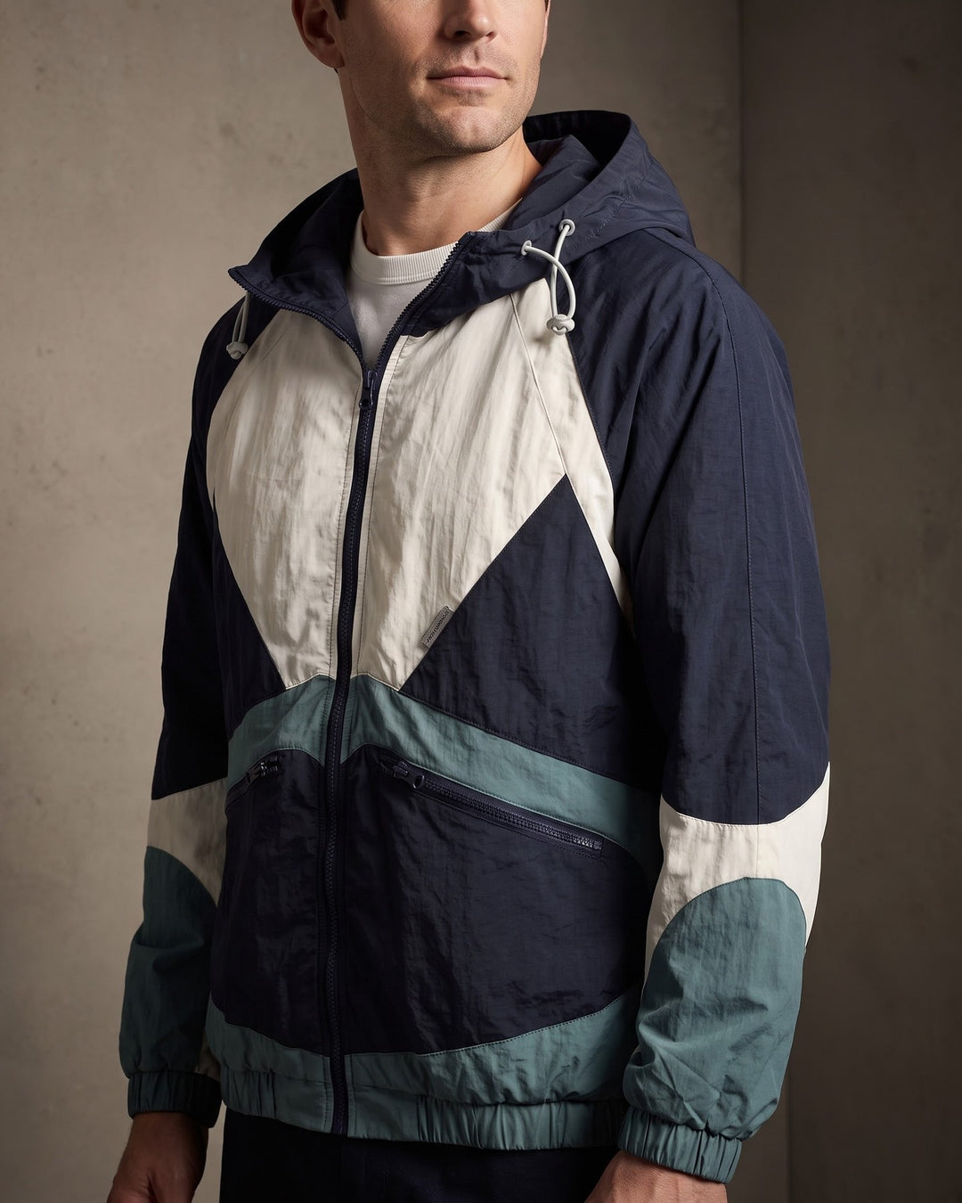 Rinaldo Hooded Windbreaker Jacket