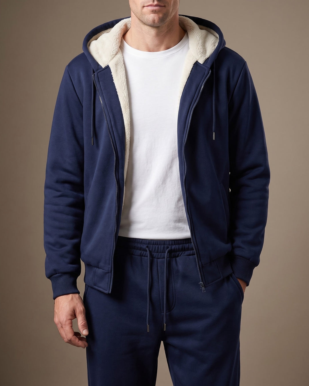 Alonso Sherpa-Lined Tracksuit Set