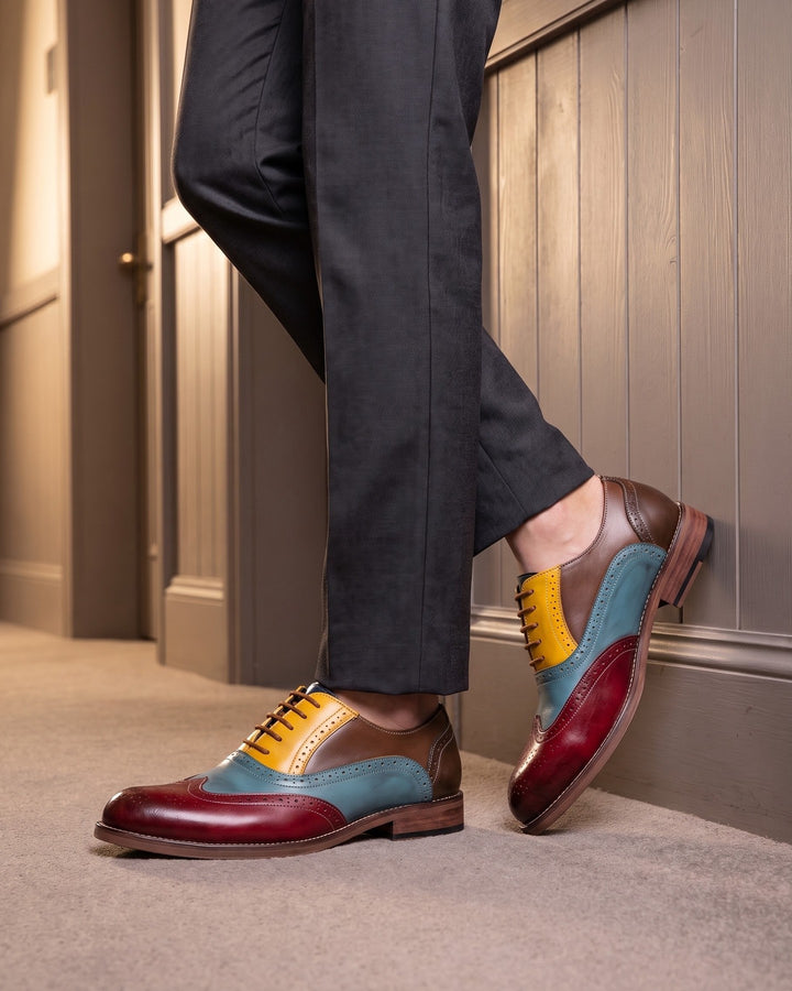 Simone Leather Wingtip Brogue Oxford